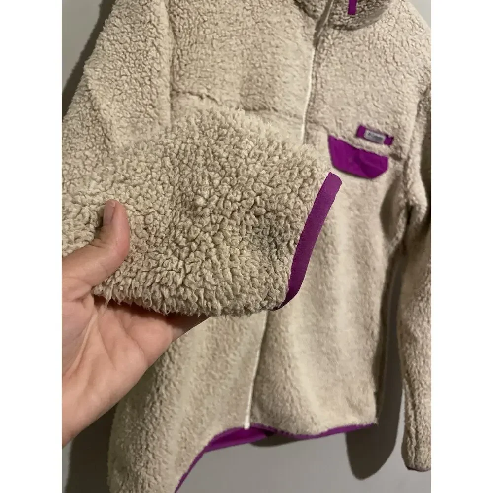 Columbia Mountainside Full Zip Sherpa‎ Fleece Women’s Size Large